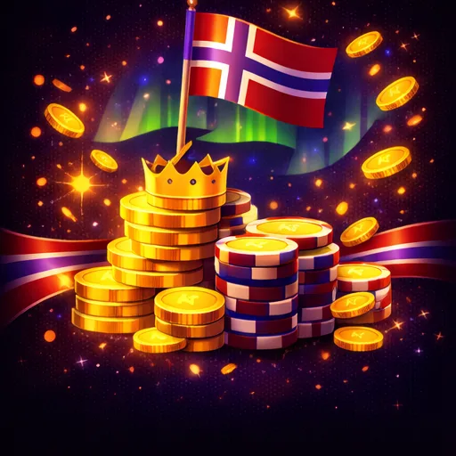 Norsk flagg og Lotteritilsynets rolle i spillregulering